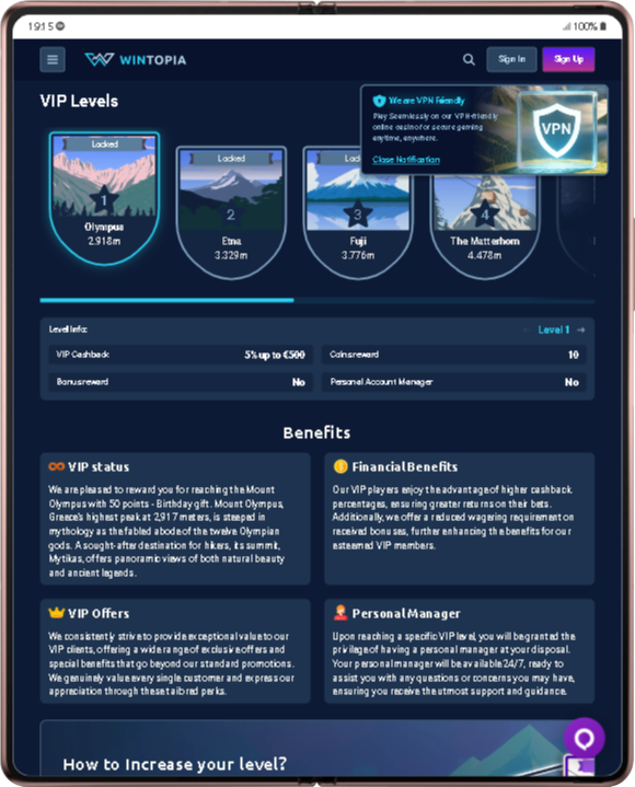 Wintopia Online Καζίνο